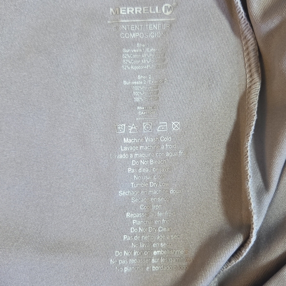 Merrell Gray Distressed Look Dress Size Small - Picture 6 of 6